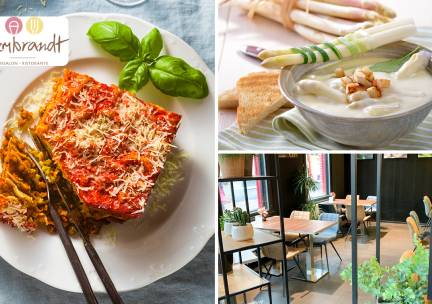 4-gangen aspergediner bij Ristorante Rembrandt