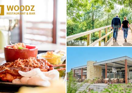 Wandelarrangement of 3- of 4-gangen keuzediner bij Restaurant Woodz