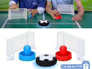 Draagbare Air Soccer Spel - Met Echte Zwevende Luchtpuck! ...