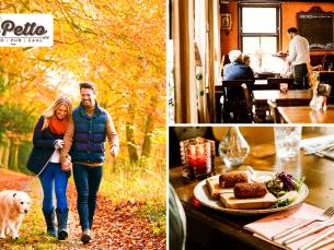 Wandel- of fietsarrangement incl. warme drank + gebak + lunchplank