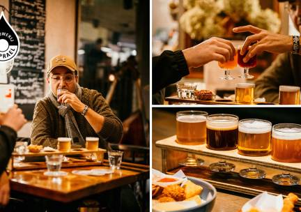 Bierproeverij + bitterballen bij Brouwerij De Prael