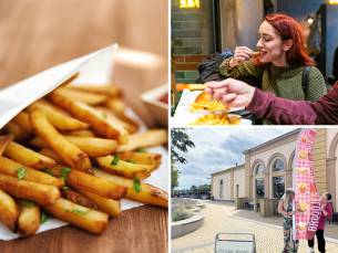 High friet bij Stationsrestaurant Harlingen