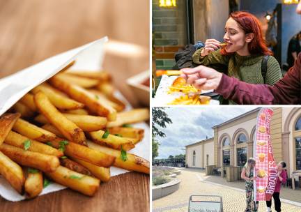 High friet bij Stationsrestaurant Harlingen