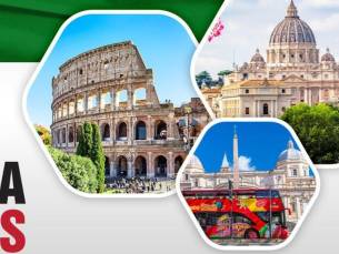 Rom Kombis mit Kolosseum, Vatikan, Pantheon und Bus