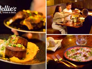 All-You-Can-Eat (2,5 uur) + dessert bij Nellie's Steak & Grill in hartje Emmen