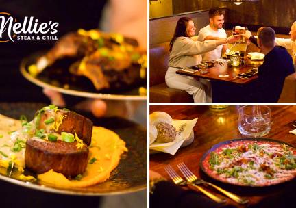All-You-Can-Eat (2,5 uur) + dessert bij Nellie's Steak & Grill in hartje Emmen