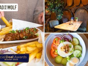 3-gangendiner Ã  la carte bij CafÃ© Aad de Wolf