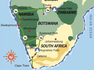 TransKalahari Avontuur Vic to Cape (22 dagen)