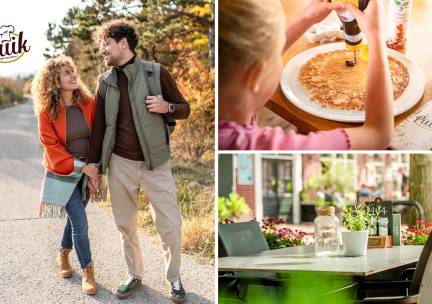 Wandelarrangement incl. warme drank + gebak + 2-gangenlunch bij Puik