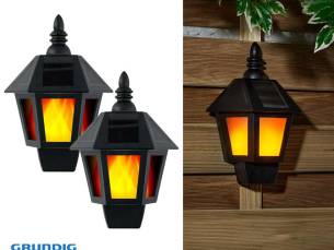 Solar Lamp Klassiek Met Vlameffect - Vandaag 1+1 GRATIS! ...