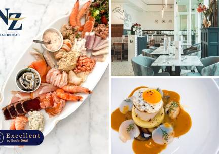 3-gangendiner of -lunch van de chef bij NZ Seafoodbar in hartje Den Bosch