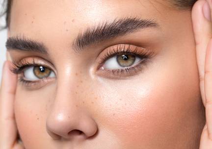 Koreaanse wimperlift + verven of brow lamination + hybrid tint