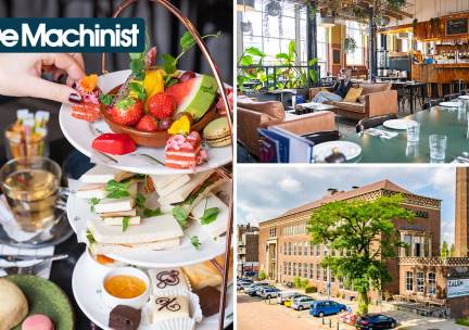 High tea of koffie + gebak bij De Machinist