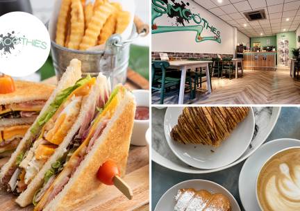 3-gangenlunch + warme drank bij Smoothies Kampen