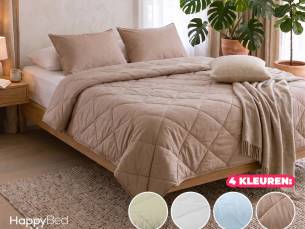 HappyBed Wasbaar Easy Zomerdekbed 100% Katoen