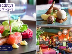 4-gangendiner van de chef + amuse bij 't Raedthuys