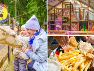 Entree kinderspeelboerderij + hapje en drankje of snackmenu