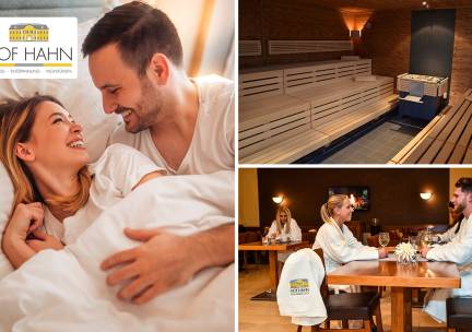 Overnachting voor 2 + ontbijt + wellness bij Wellness Hof Hahn