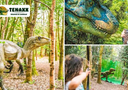 Entree bij Dinopark & Landgoed Tenaxx