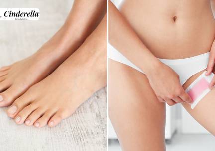 Spa-pedicurebehandeling (45 min) of Brazilian-waxbehandeling