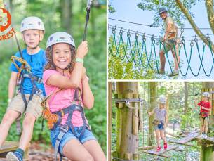 Entree klimbos Fun Forest voor kind en/of volwassene (2 of 3 uur)