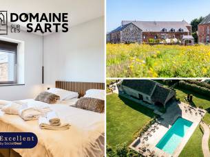 Overnachting(en) voor 2 + ontbijt + spa + hydromassage (30 min) dicht bij Namen
