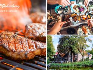 2- of 3-gangendiner bij Steakhouse De IJsherberg