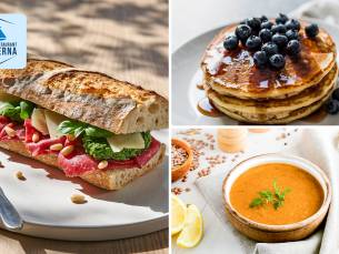 2- of 3-gangenlunch aan de haven bij Havenrestaurant Nauerna