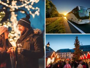 Dagtocht naar kerstmarkt in Duitsland met luxe touringcar