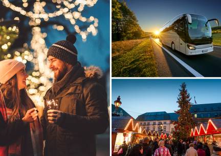 Dagtocht naar kerstmarkt in Duitsland met luxe touringcar