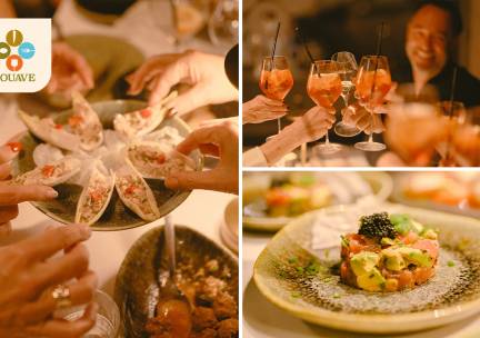 3-gangen shared dining-diner bij Souave