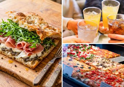 Pizzapunt of panini + drankje in hartje Den Haag