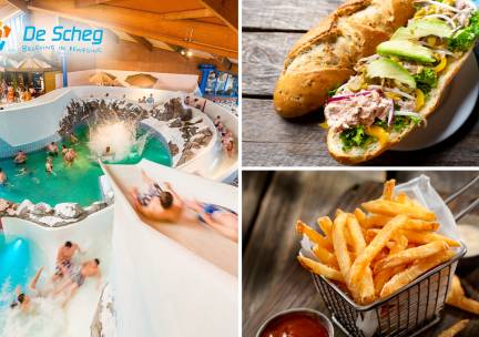 Entree zwemparadijs + friet met snack of luxe broodje