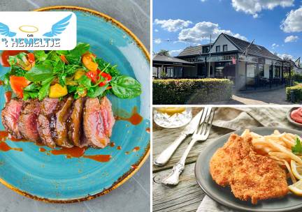 3-gangen keuzediner bij EetcafÃ© 't Hemeltje