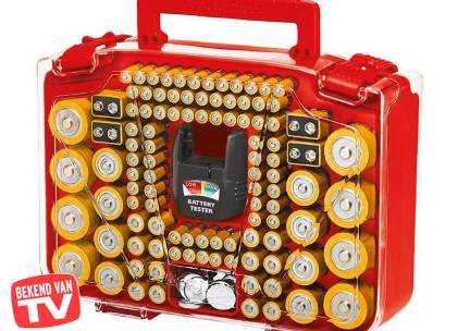 Battery Daddy Batterijbox - Met Batterijtester! ...