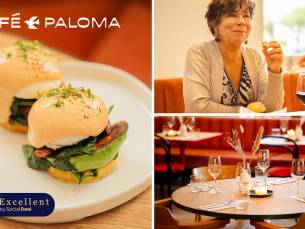 Lunchgerecht naar keuze + evt. taart bij CafÃ© Paloma