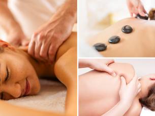 Ontspannings-, hotstone- of bindweefselmassage (30 min)