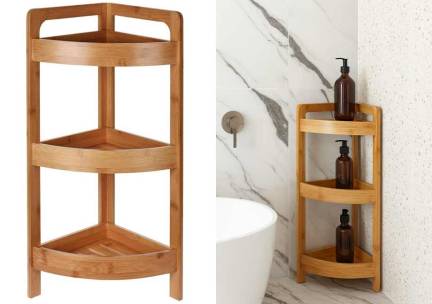 Bamboe Badkamerrek 3 Lagen - Stijlvolle Opberger Voor Een Opgeruimde Badkam ...