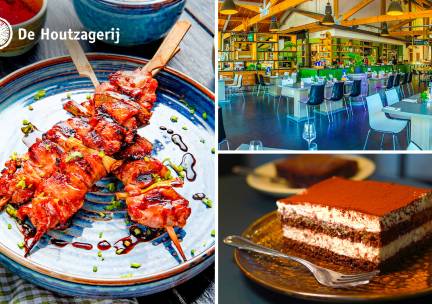 3-gangendiner Ã  la carte bij Restaurant De Houtzagerij