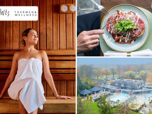 Entree sauna incl. seizoenslichaamsbehandeling (25 min) of 2-gangen keuzelunch