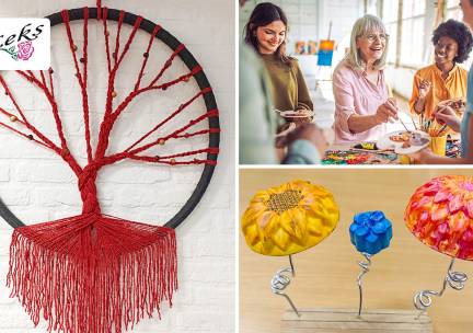 Creatieve workshop naar keuze + drankje + lekkernij