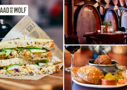 2-gangenlunch of een 12-uurtje bij Café Aad de Wolf