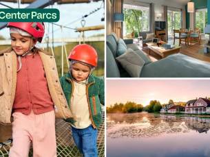 Overnachtingen voor 4 tot 6 bij Center Parcs in Chamouille
