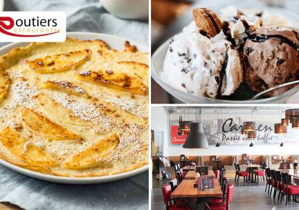 Pannenkoek + nagerecht bij Routiers Emmen