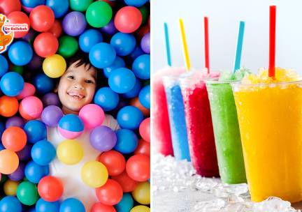 Entree voor kinderspeelparadijs De Ballebak + Slush Puppie
