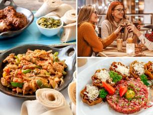 Afrikaans 3-gangen keuzediner of shared dining-diner bij Restaurant Moseb