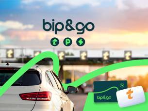 Bip&Go-tolbadge met 6 maanden abonnement (4 landen)