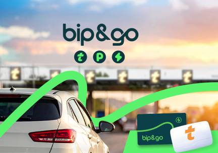 Bip&Go-tolbadge met 6 maanden abonnement (4 landen)