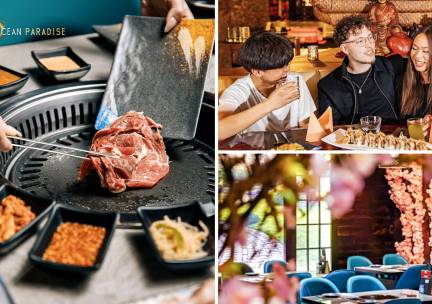 All-You-Can-Eat Koreaanse barbecue (3 uur) + wokbuffet + sushi + teppanyaki