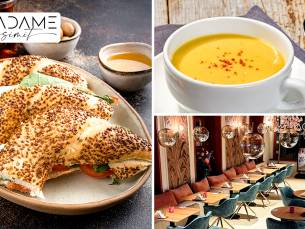 2-gangenlunch naar keuze bij Madame Simit